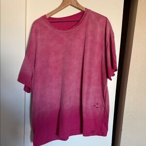 SHEIN Pink Ombre T-Shirt